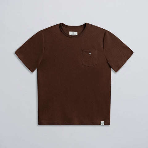 Button Tee Brown thumbnail