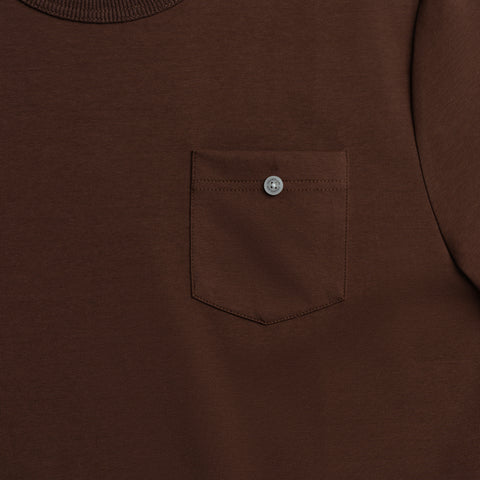 Button Tee Brown thumbnail