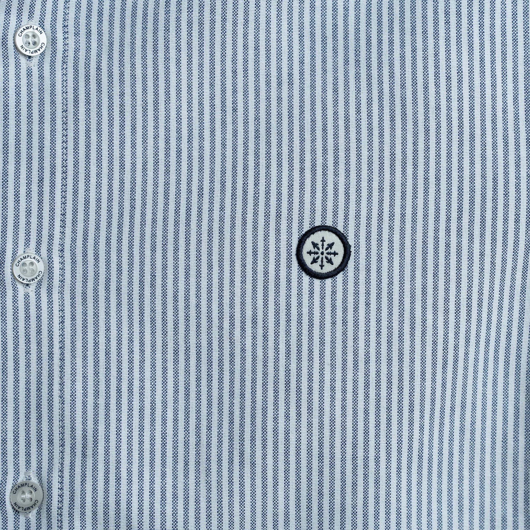 Stripe Dress Shirt Navy
