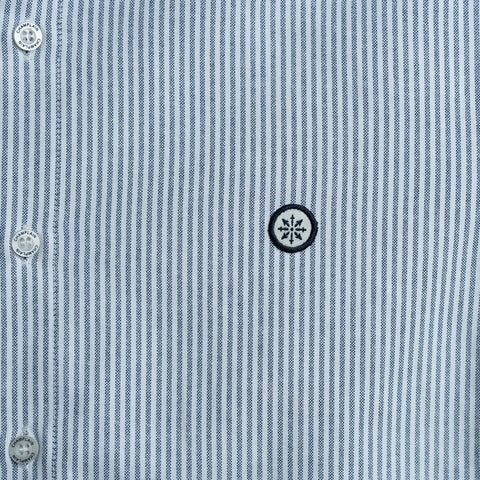 Stripe Dress Shirt Navy thumbnail