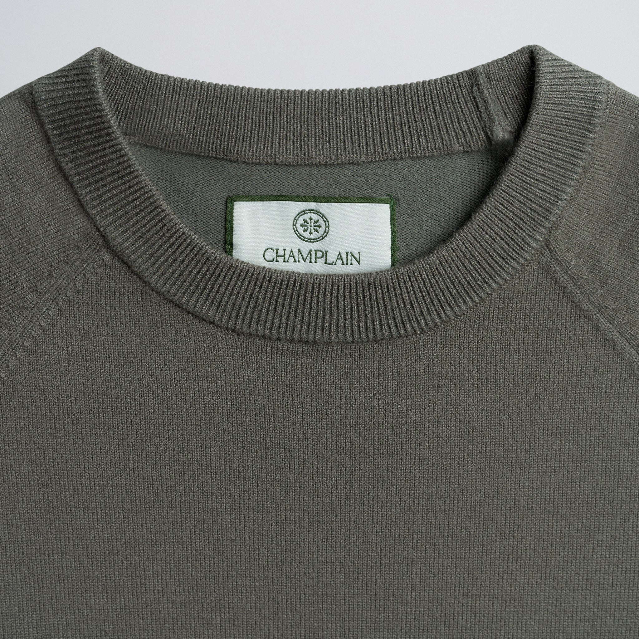 Light Weight Knit Sweater Olive