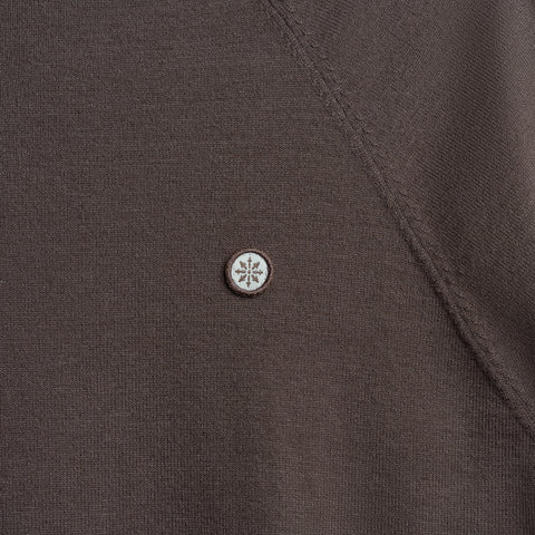 Light Weight Knit Sweater Brown thumbnail