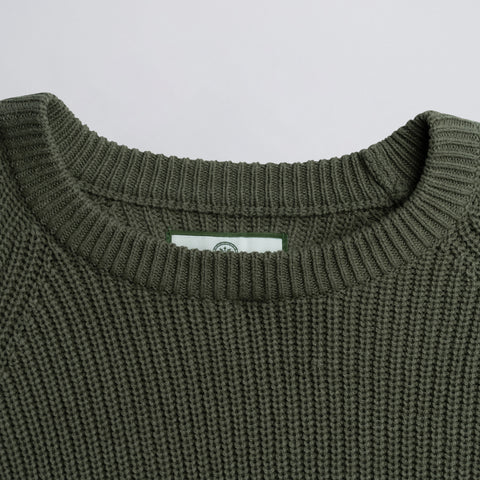 Fisherman Sweater Olive thumbnail