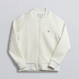 Full Zip Bomber Jacket Creme