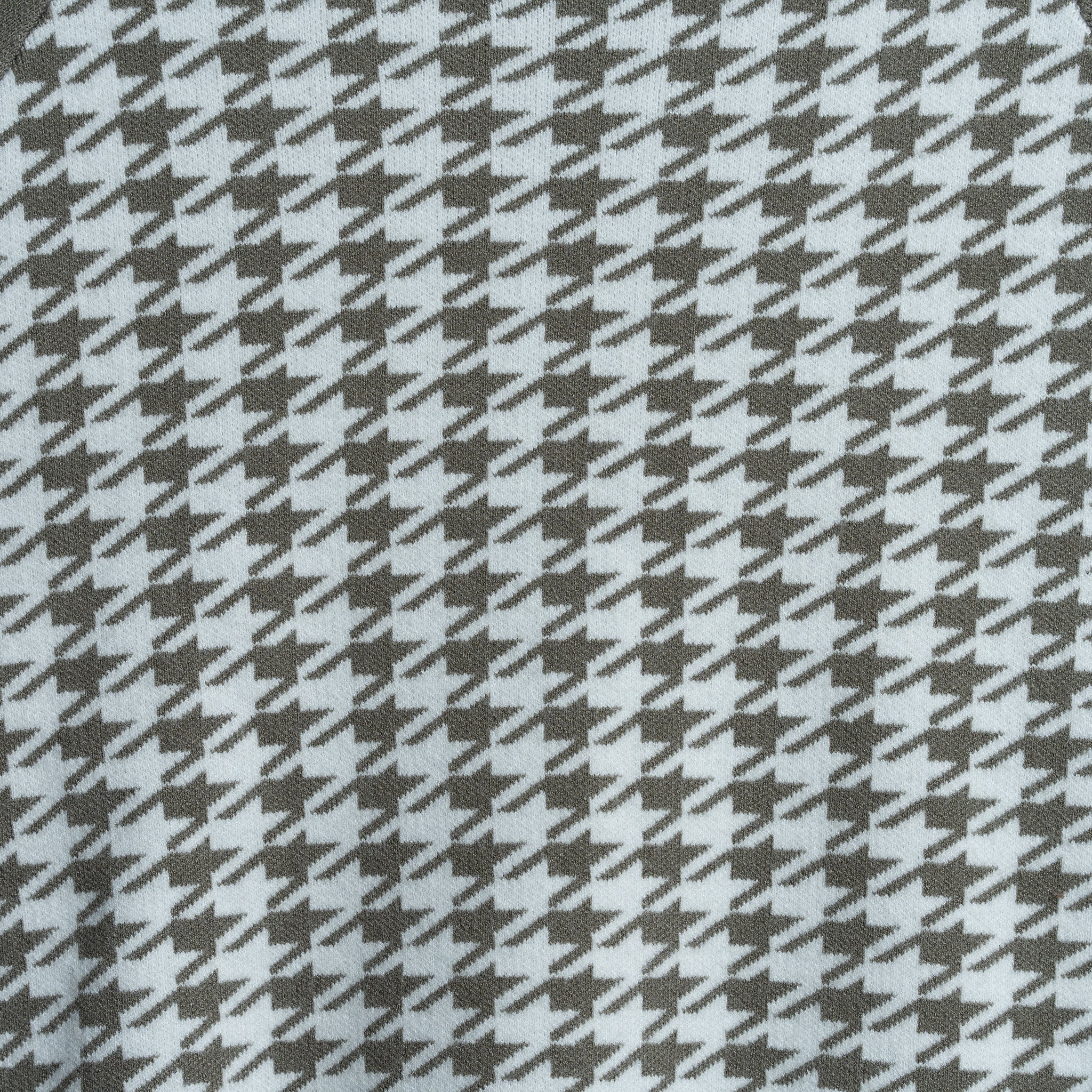 Houndstooth Knit Sweater