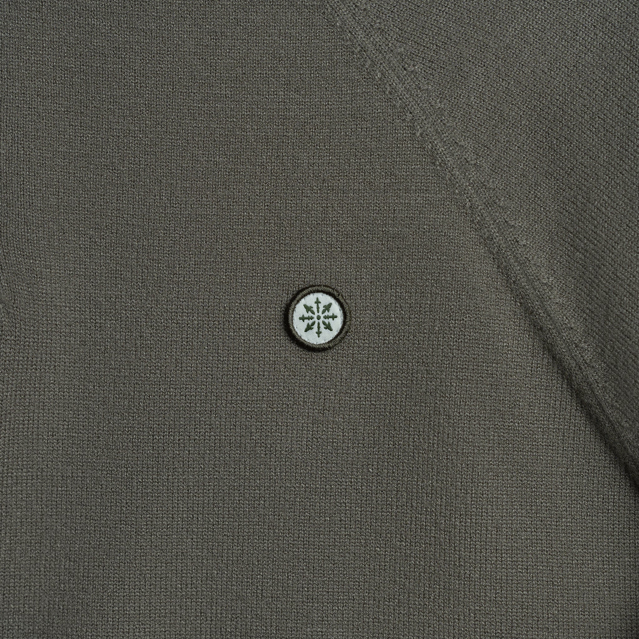 Long Sleeve Knit Rugby Olive