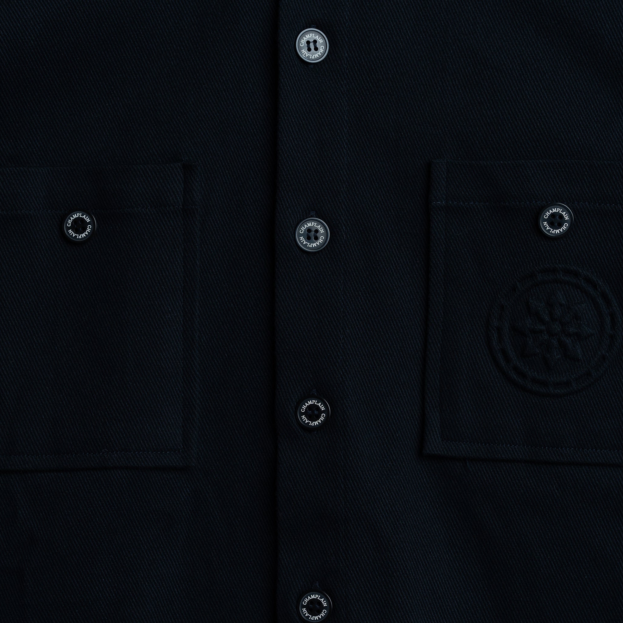 Twill Overshirt Navy