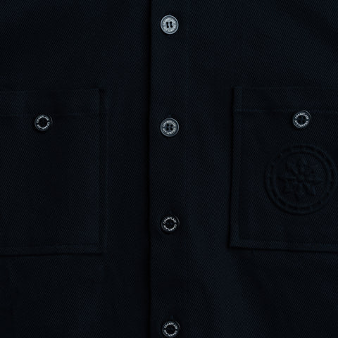 Twill Overshirt Navy thumbnail