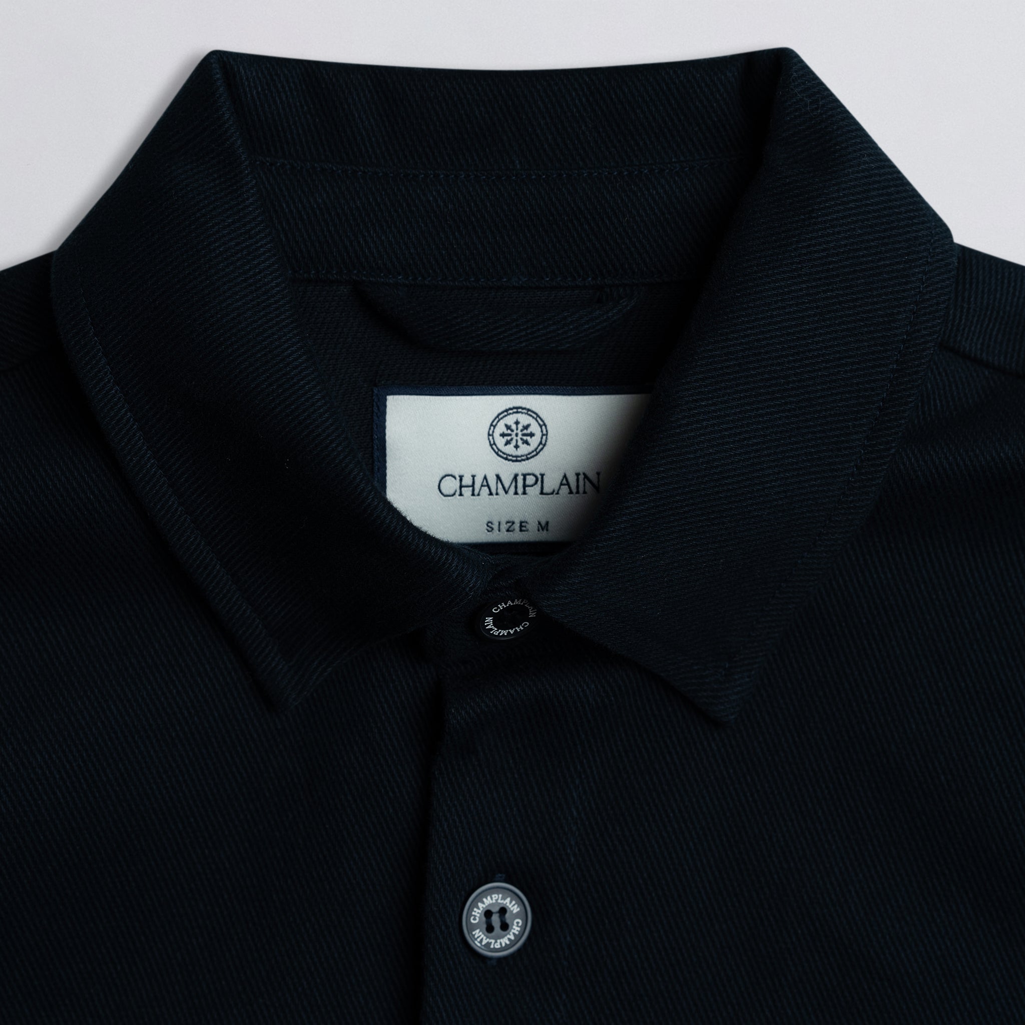 Twill Overshirt Navy