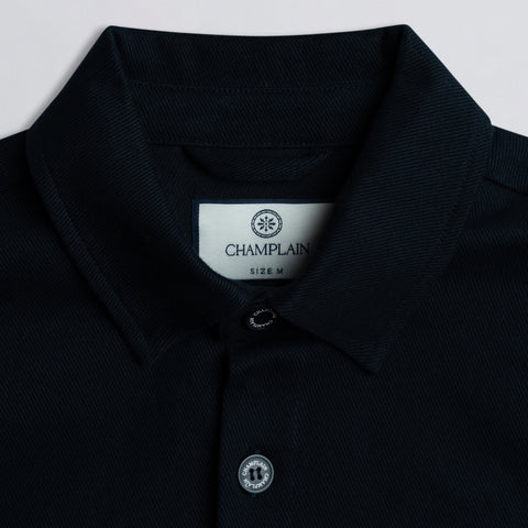 Twill Overshirt Navy thumbnail