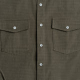 Textured Overshirt Olive