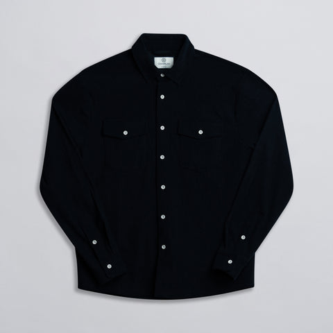 Textured Overshirt Navy thumbnail