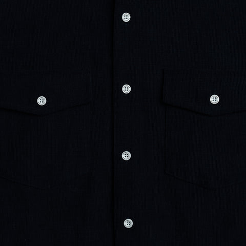 Textured Overshirt Navy thumbnail