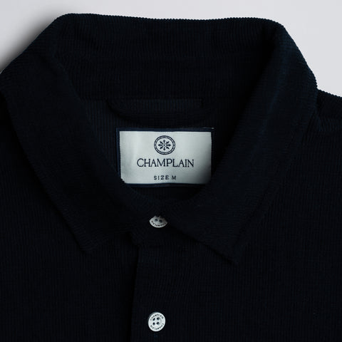 Textured Overshirt Navy thumbnail