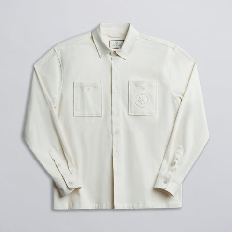 Twill Overshirt Creme thumbnail