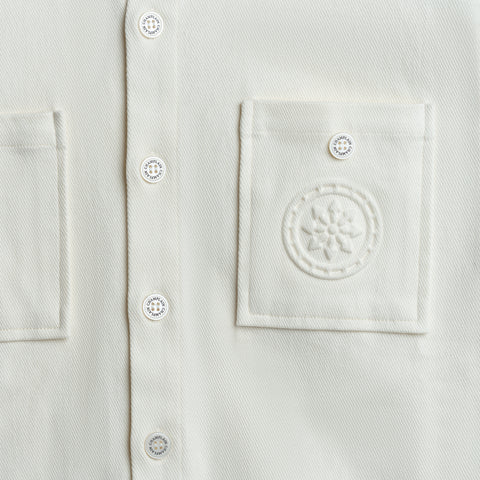 Twill Overshirt Creme thumbnail