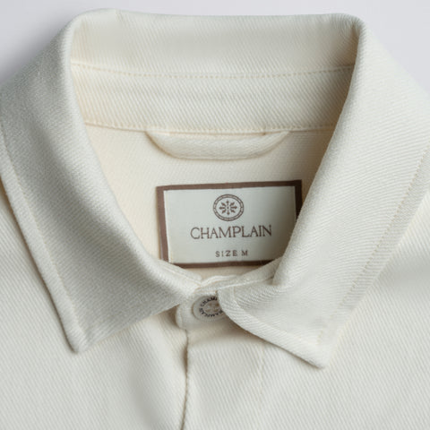 Twill Overshirt Creme thumbnail
