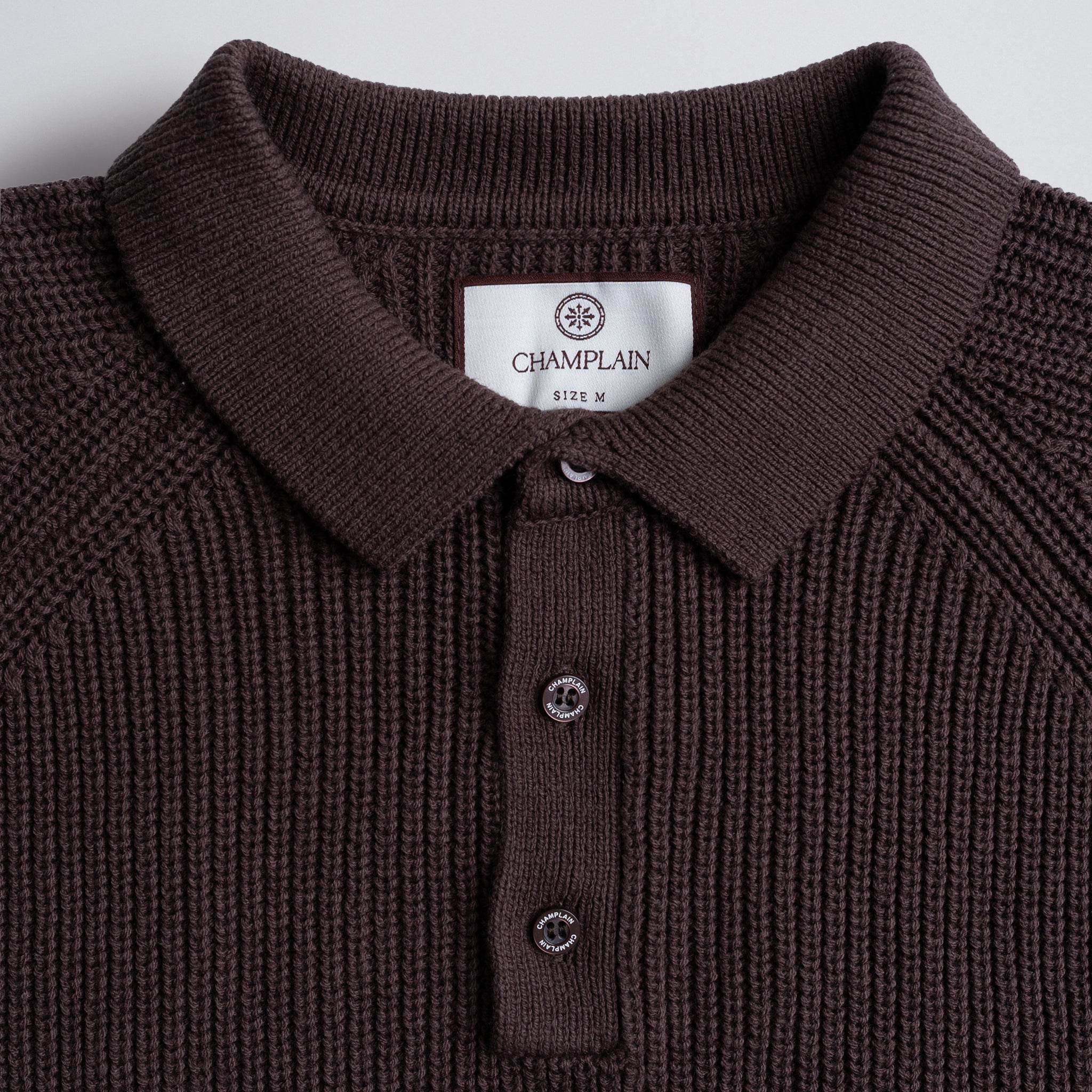 Fisherman Polo Brown