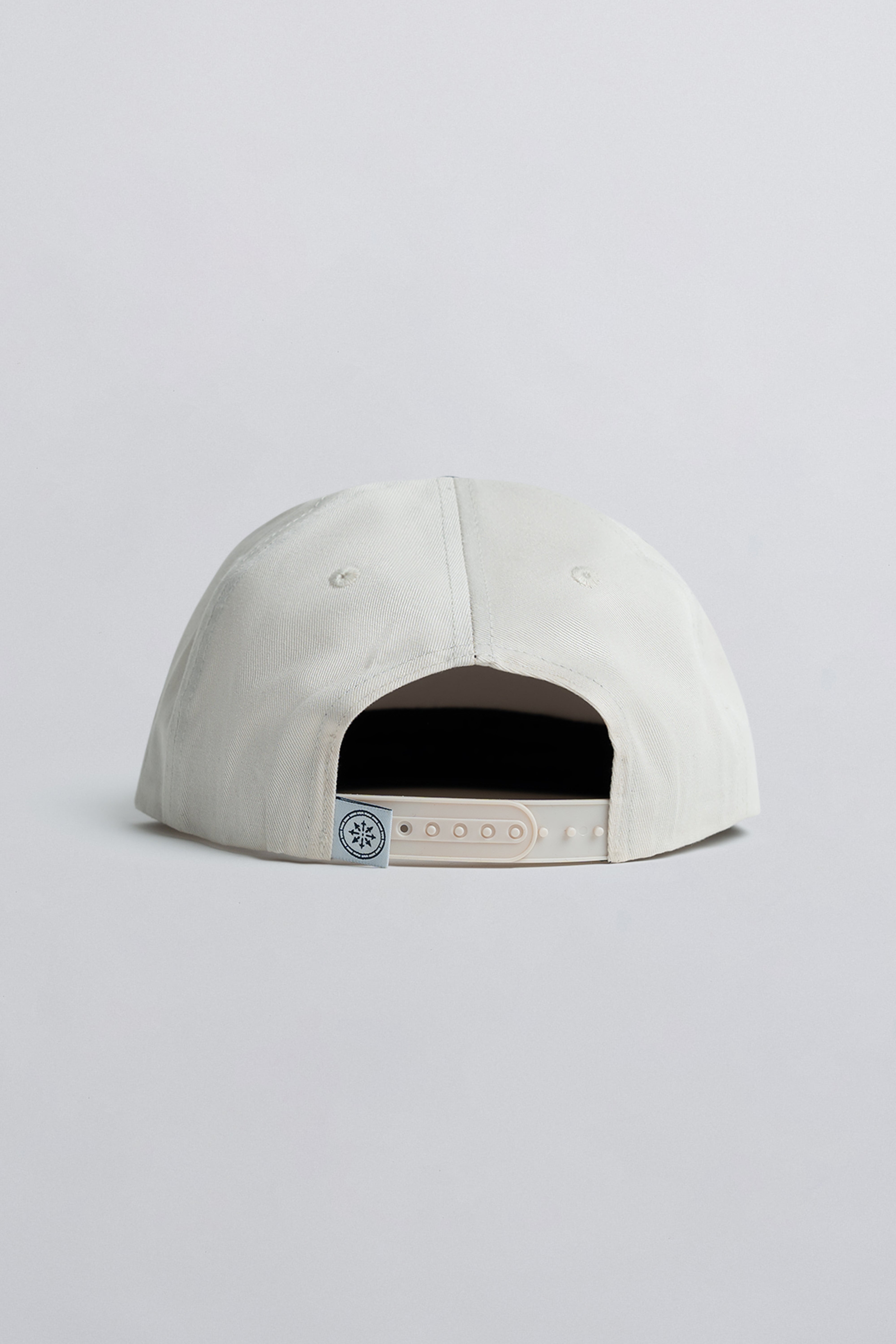 Cream on Navy Hat