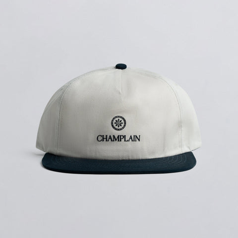 Cream on Navy Hat thumbnail