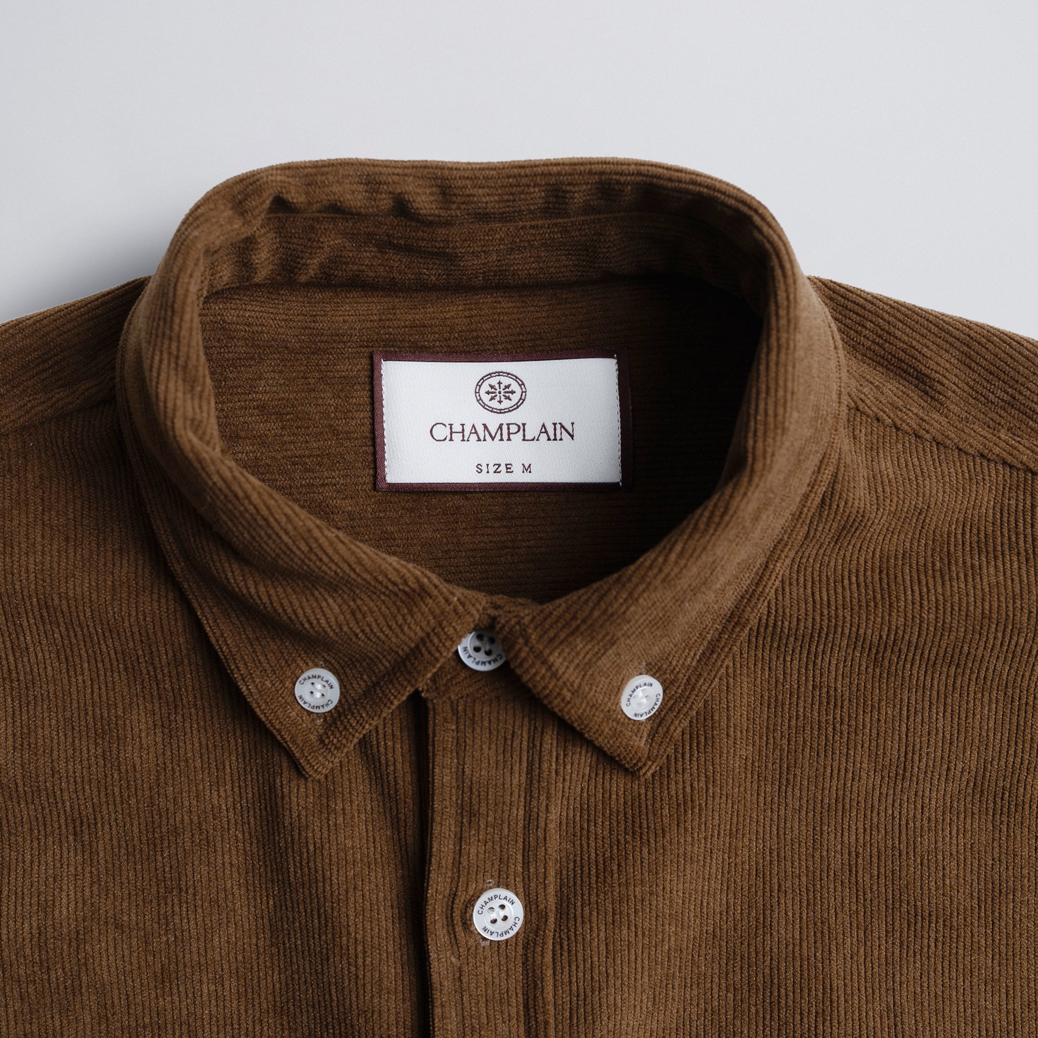Cord Shirt Brown