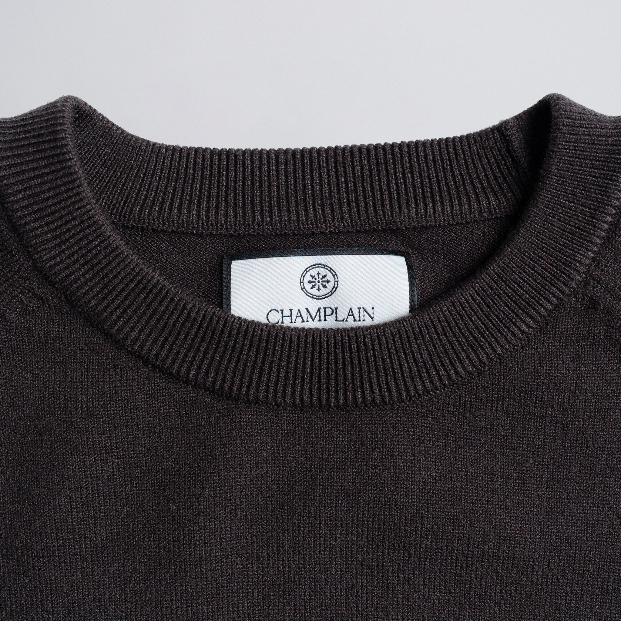 Midweight Knit Sweater Espresso
