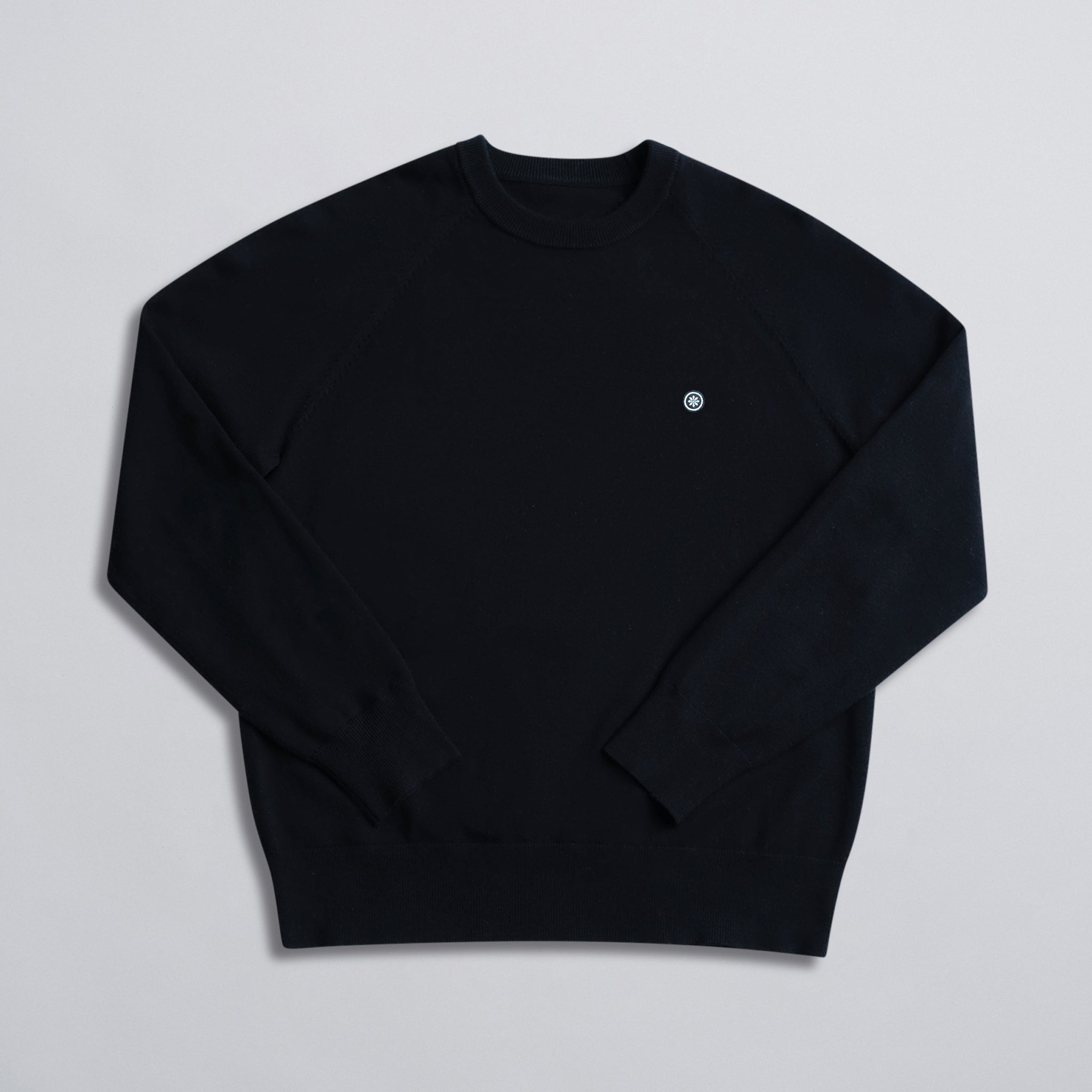 Midweight Knit Sweater Black
