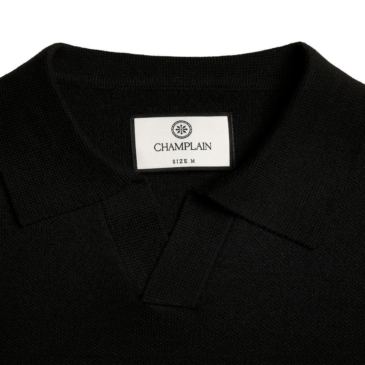 Johnny Collar Polo Black