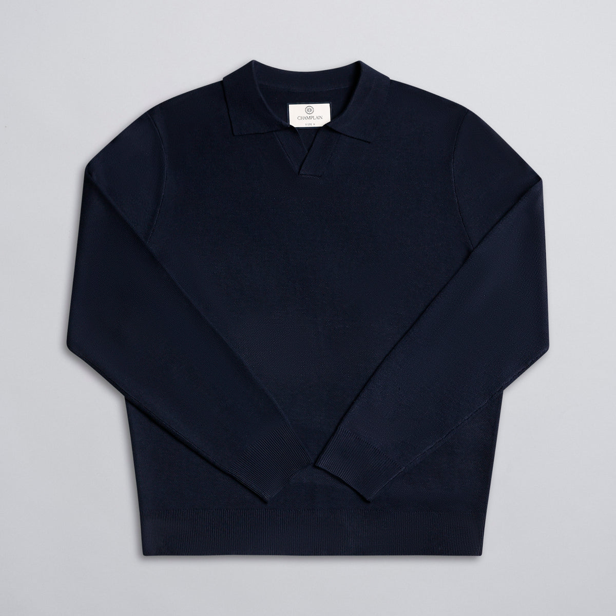 Johnny Collar Polo Navy