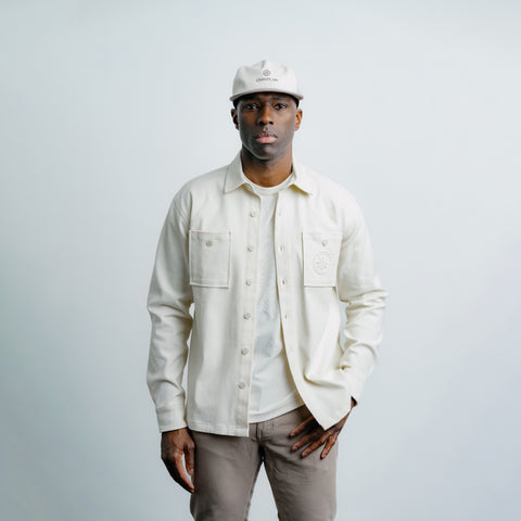 Twill Overshirt Creme thumbnail