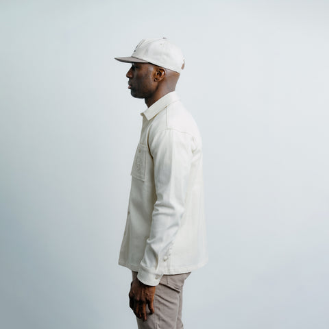 Twill Overshirt Creme thumbnail