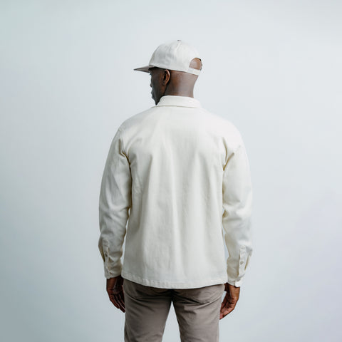Twill Overshirt Creme thumbnail