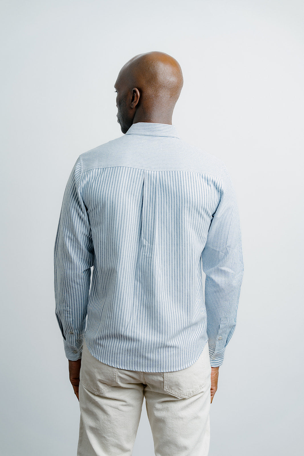Stripe Dress Shirt Navy