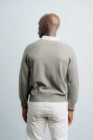 Long Sleeve Knit Rugby Olive thumbnail