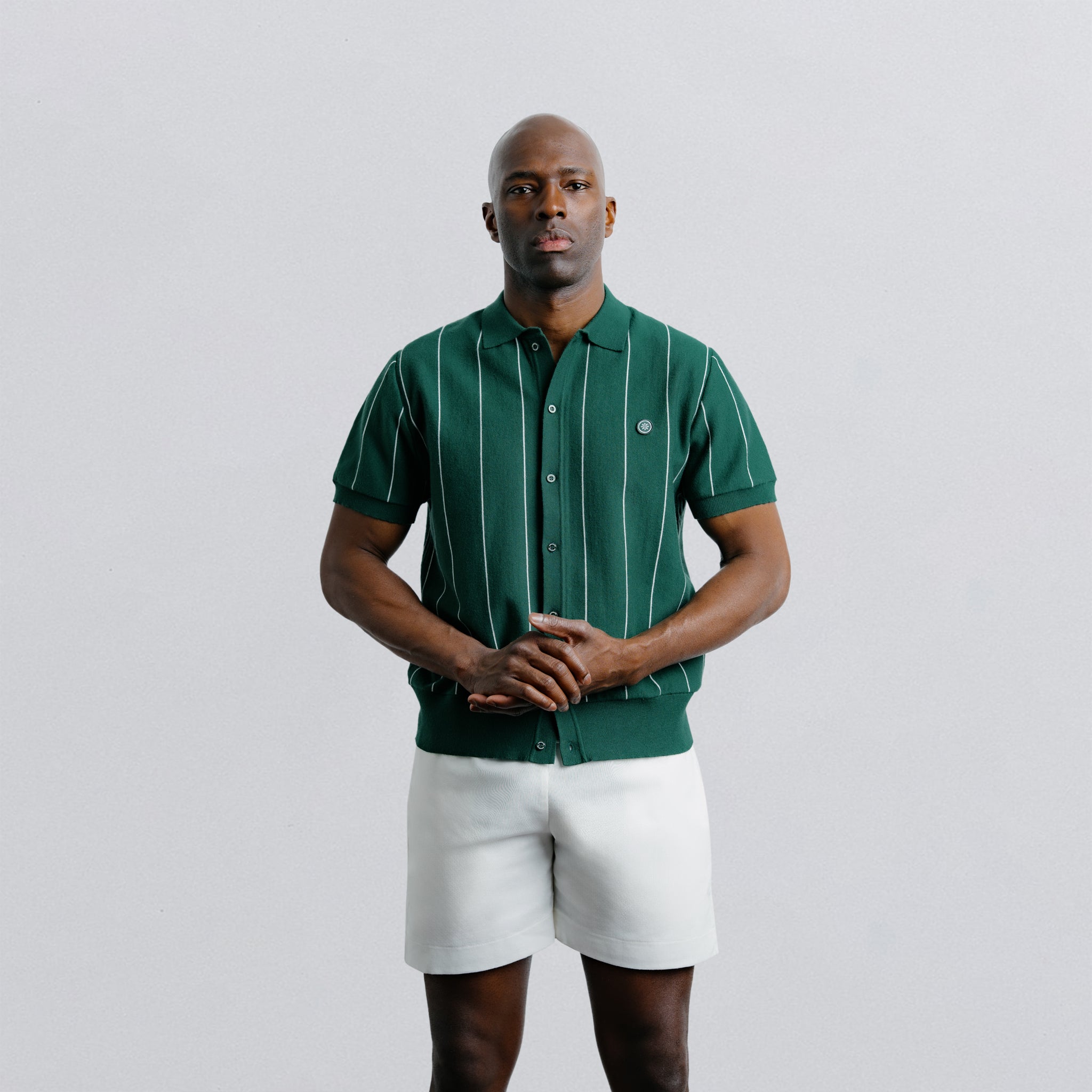 Vertical Stripe Button Down