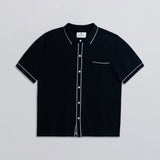 Button Down Polo - Navy