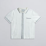 Button Down Polo - Cream