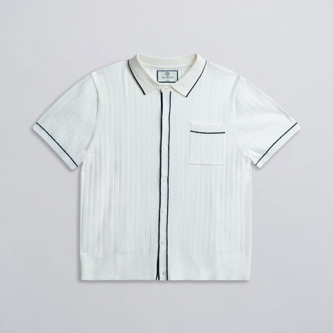 Button Down Polo - Cream thumbnail