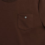 Button Tee Brown