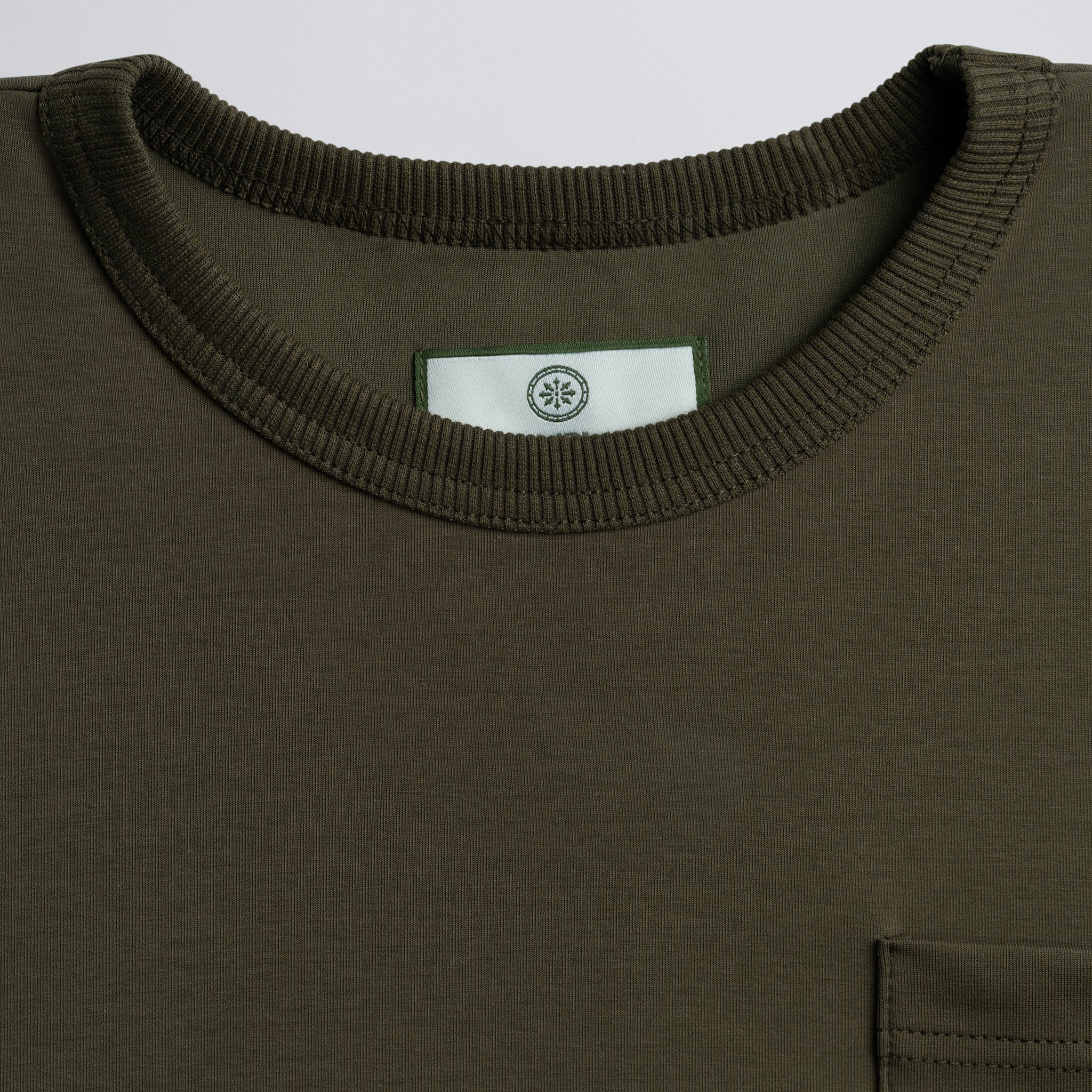 Button Tee Olive