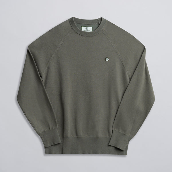 Light Weight Knit Sweater Olive