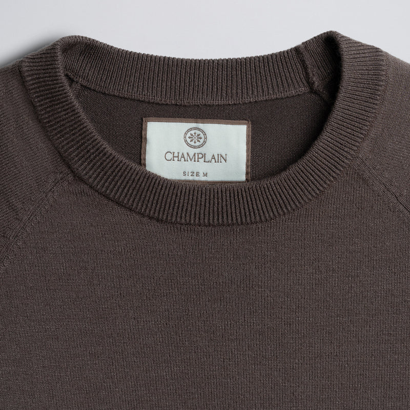 Light Weight Knit Sweater Brown