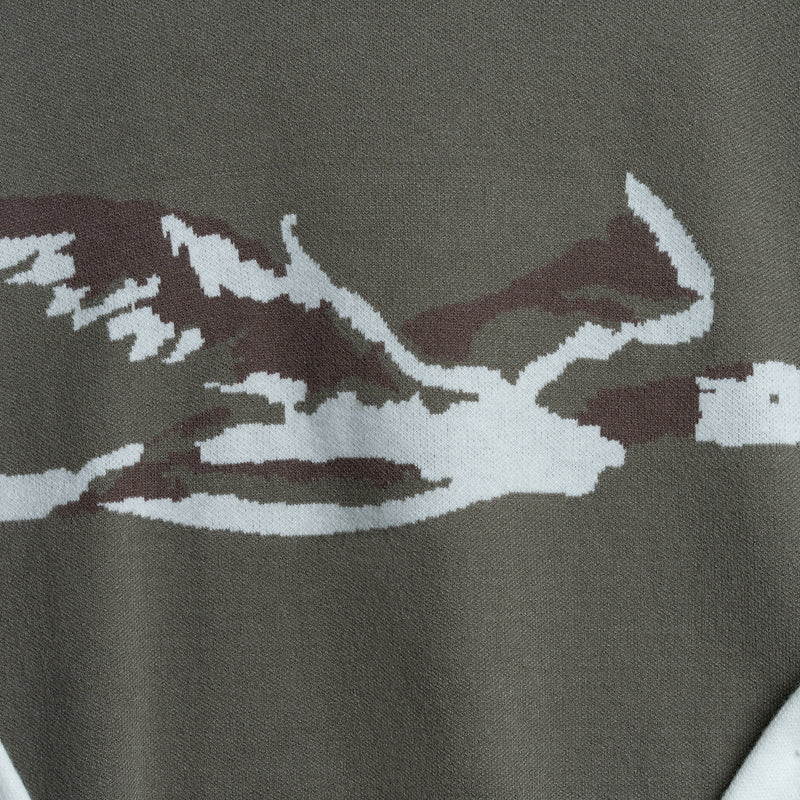 Close-up of camouflage pattern on fabric