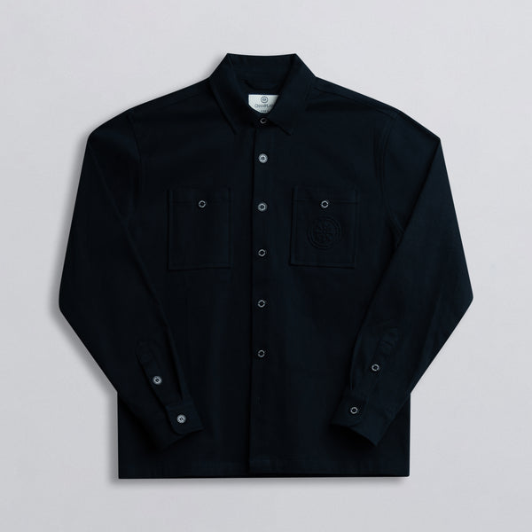 Twill Overshirt Navy