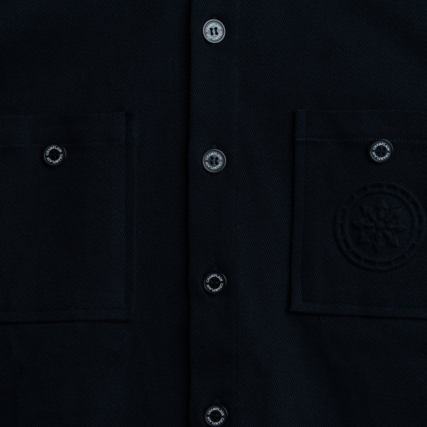 Twill Overshirt Navy