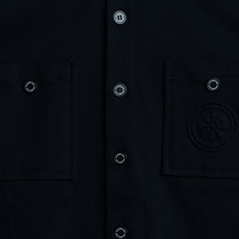 Twill Overshirt Navy
