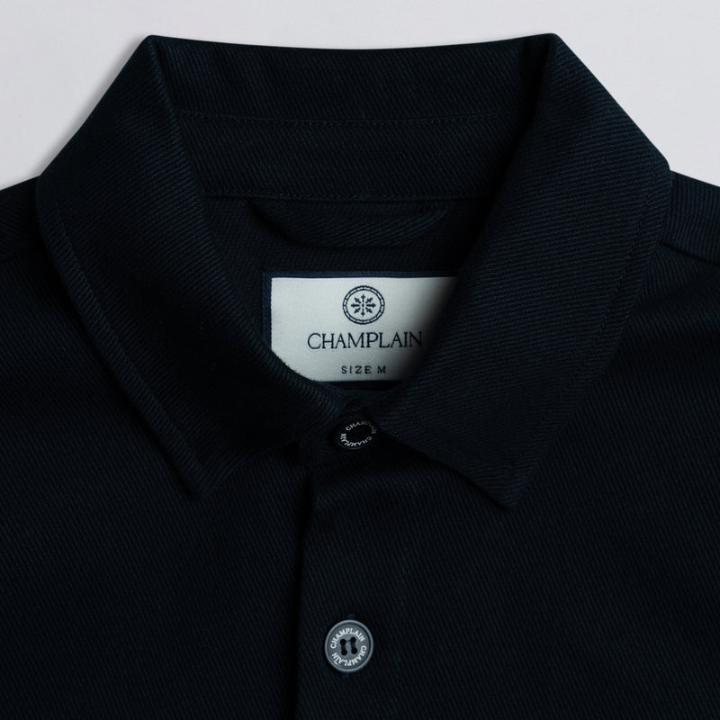 Twill Overshirt Navy