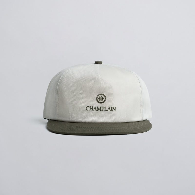 Champlain Hat Creme and Olive