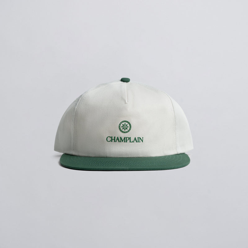 Cream on Green Champlain Hat