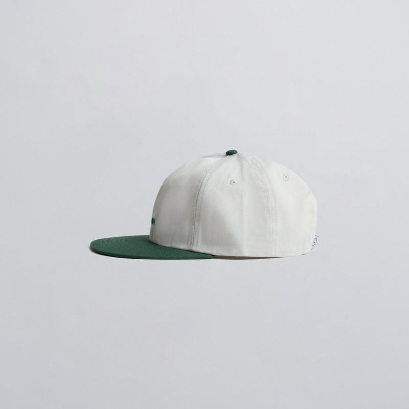 Cream on Green Champlain Hat